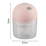 Mini Electric Garlic Chopper – 250ml Usb Rechargeable Food Processor For Garlic, Onions & Vegetables