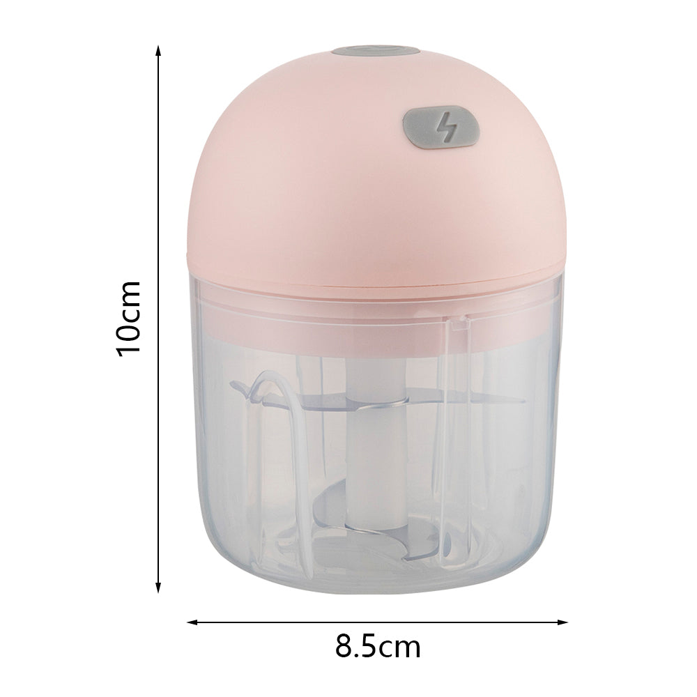 Mini Electric Garlic Chopper – 250ml Usb Rechargeable Food Processor For Garlic, Onions & Vegetables