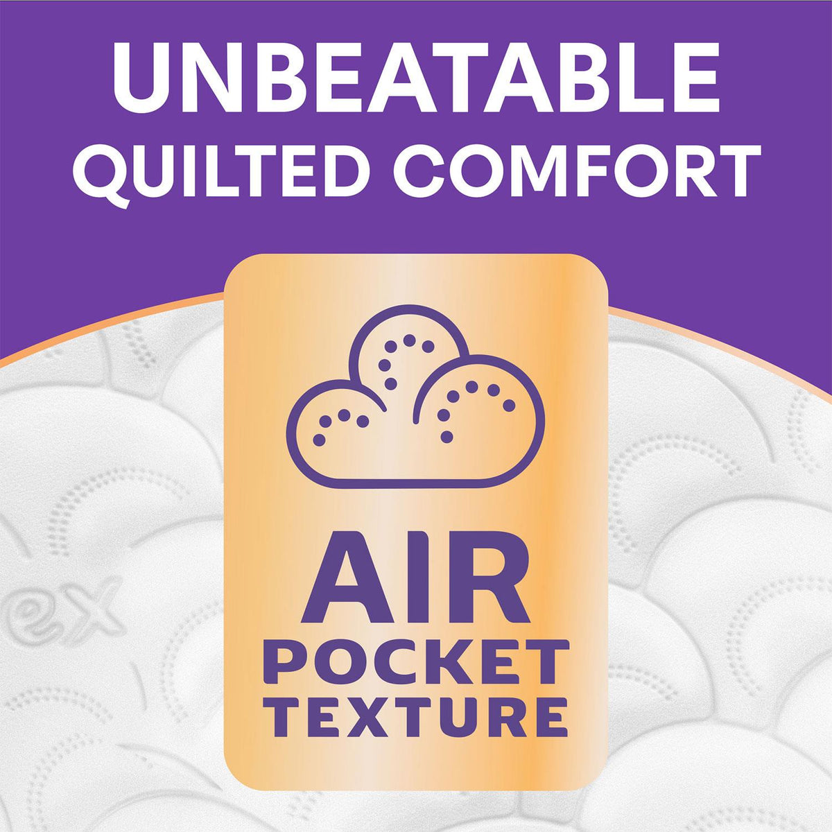 Toilet Rolls X72 Supreme Quilts Fragrance-free 3 Ply Toilet Paper, 3Pk | Set of 3
