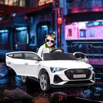 12v Kids Electric Ride-on Car/ W Remote Control, Lights, Music | White