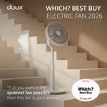 Whisper 3 Standing Fan With Remote Control | White