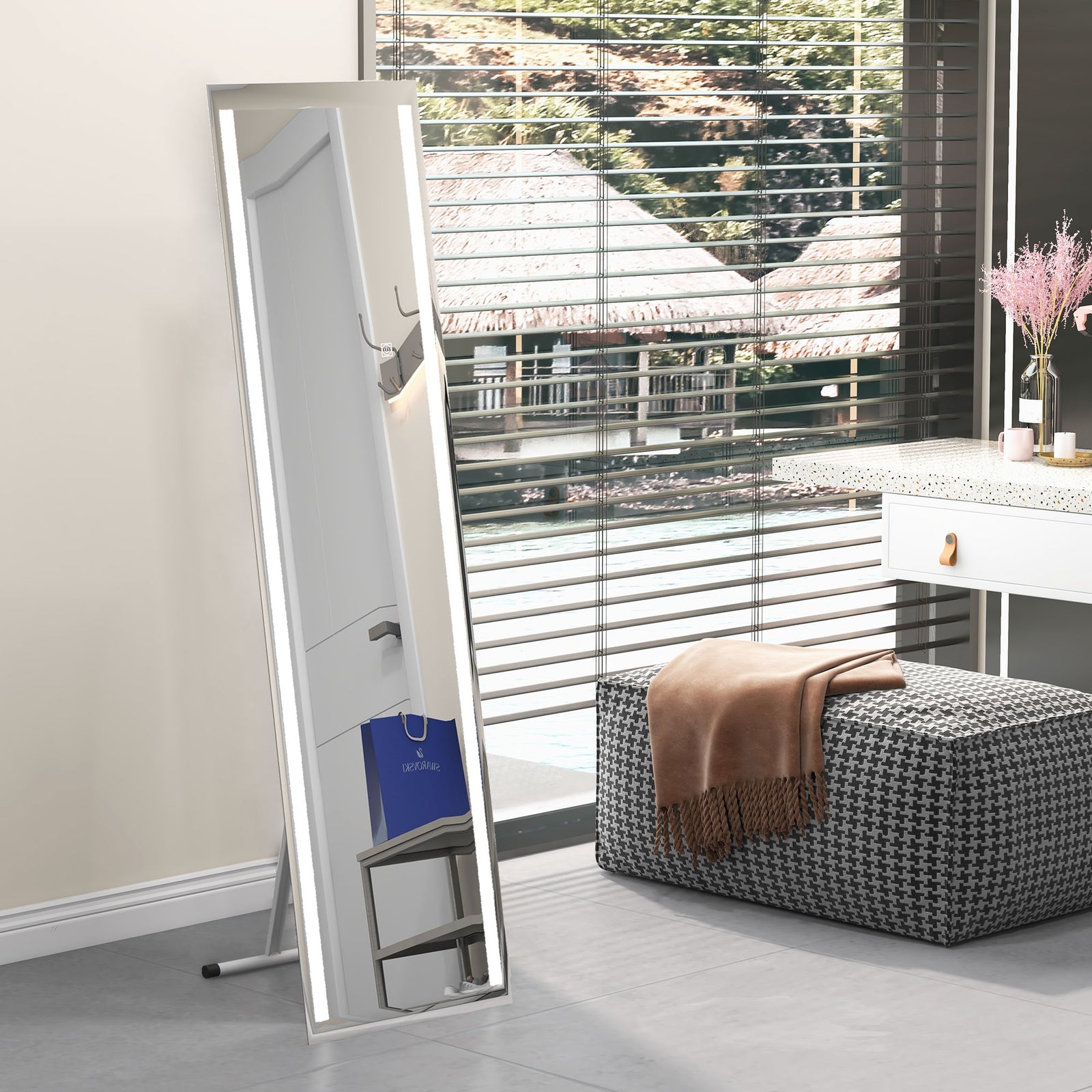 Led Full Length Mirror Dimmable Full Size Body Mirror