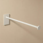 Single Arm Towel Rail, 30cm, Self-adhesive, White, Stick Collection