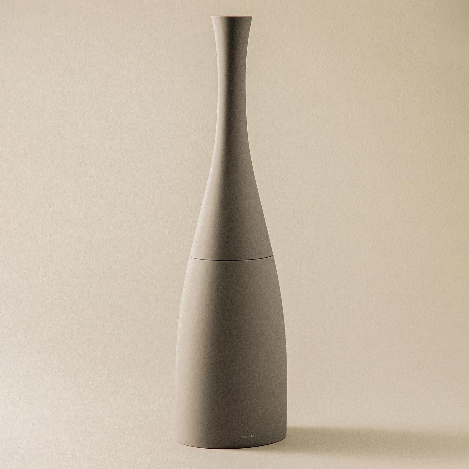 Toilet Brush, Matt Gray, Unique Design, Soft-finish, Saku Collection