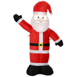 Outsunny 5ft Christmas Inflatable Velvet Look Santa Claus