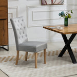 Set Of 2 Pienza Velvet Dining Chairs | Silver