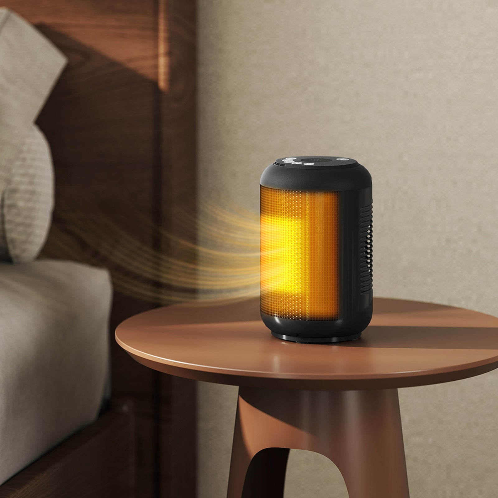 HOMCOM Ceramic Electric Heater, 1500w Fan Space Heater, Black