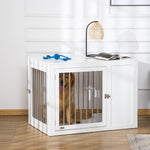 Dog Crate End Table W/ Two Doors - Medium Large Dogs