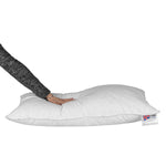 Duck Feather & Down Euro Continental Pillow Pair - 40cm X 80cm (16"x32")