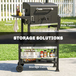 Charcoal Bbq Grill With Electric Rotisserie Kit, Barbecue Grill