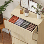Bedroom Chest Of Drawers, 5 Drawers Dresser, Drawer Unit | Natural
