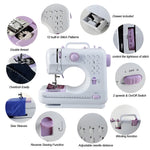 Portable Mini Sewing Machine With 12 Stitches