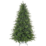 5/6/7ft Christmas Tree, Metal Base, Hinged | 7ft | Green