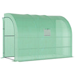 Backyard Nursery Greenhouse With Windows And Doors | Green