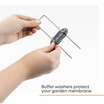 50 Weed Membrane Pegs With Tool