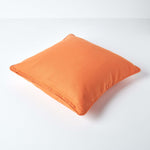 Cotton Plain Cushion Cover | 60cm x 60cm | Burnt Orange