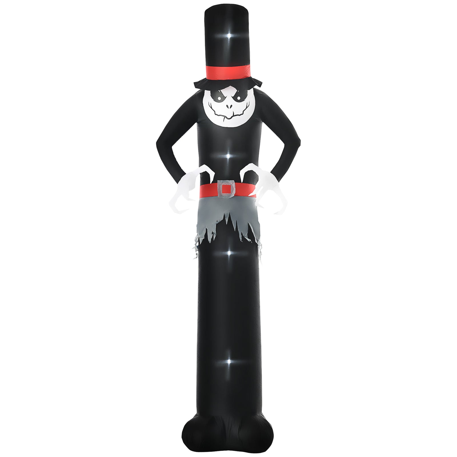 10' Inflatable Halloween Ghost Outdoor Decoration Waterproof Led Light