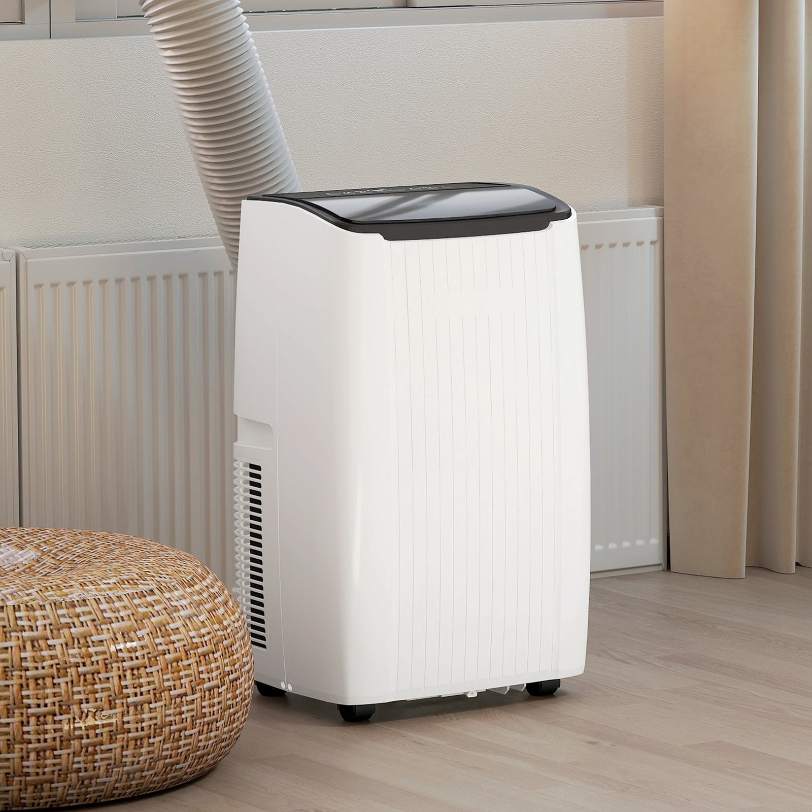 Ac Unit, Portable Air Conditioner With Wifi Control | 12000 Btu | White