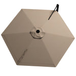 Wall Mounted Parasol W/ 180° Rotatable Canopy | Khaki