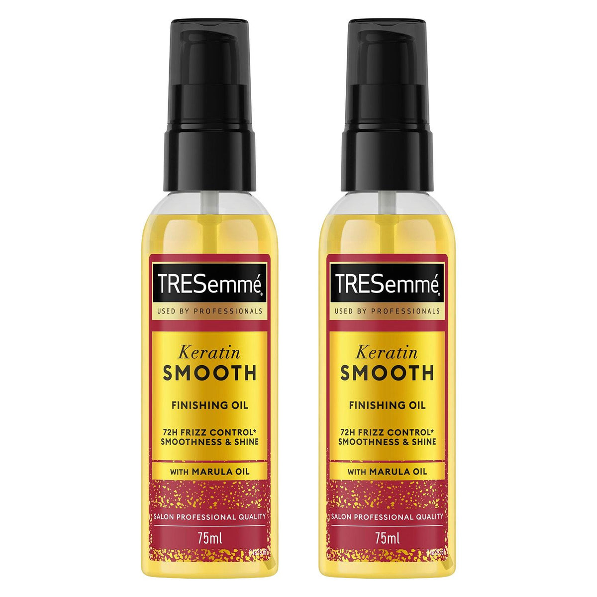 Keratin Smooth Hair Serum 75ml Anti Frizz Control | Set of 2 | Orange