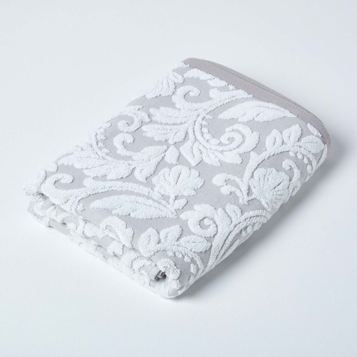 Damask 100% Turkish Cotton 600 Gsm Towels | Hand Towel | Beige
