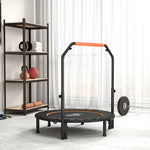 45 Foldable Mini Trampoline Fitness Trampoline Rebounder | Orange
