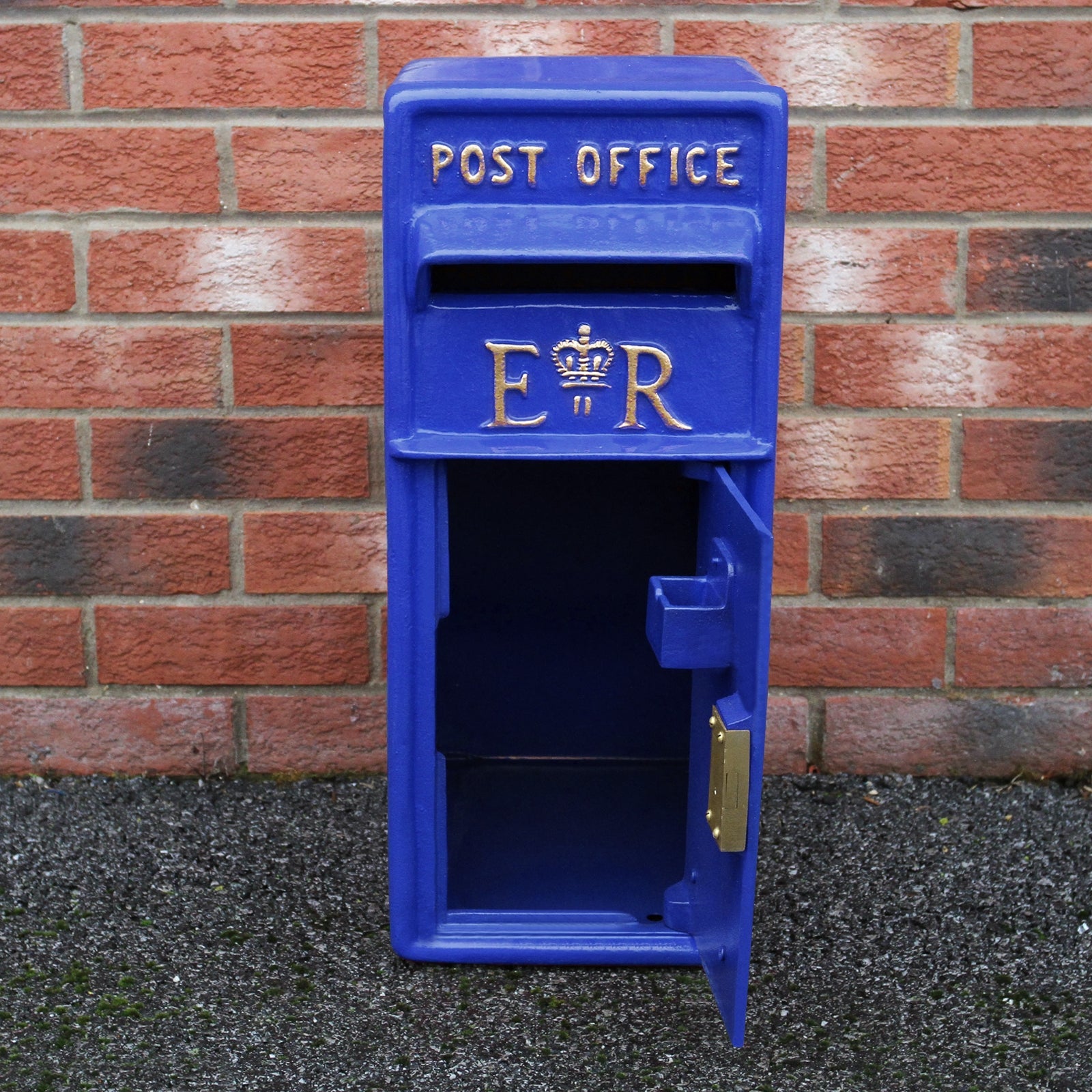 Post Box With Stand | Blue