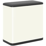 8l Hanging Kitchen Bin, Rubbish Bin W/ Stay-open Lid For Under Sink | Cream