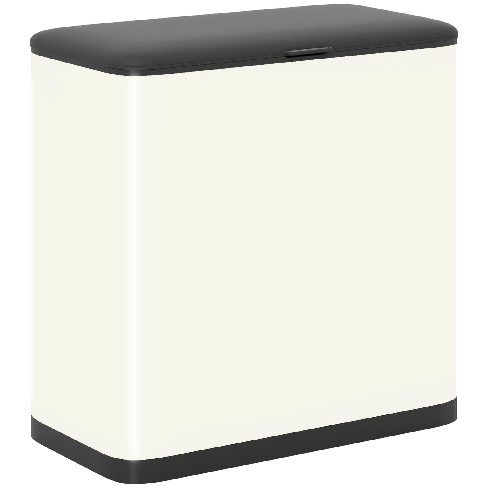 8l Hanging Kitchen Bin, Rubbish Bin W/ Stay-open Lid For Under Sink | Cream