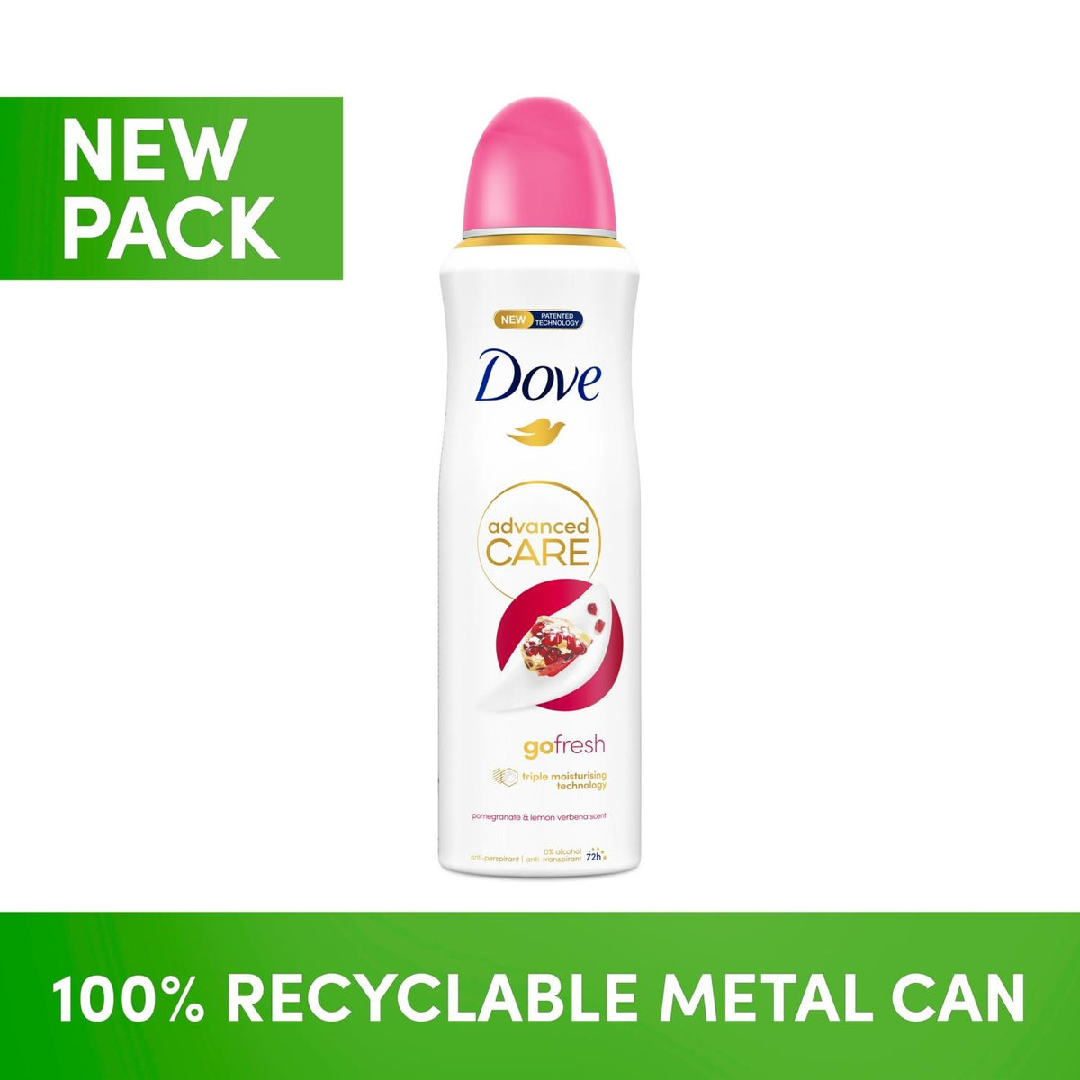 Antiperspirant Deo Go Fresh Pomegranate 72h Protection, 12 X 200ml