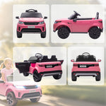 Land Rover Discovery Licensed 12v Kids Electric Car W/ Remote | Pink