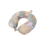 World Map Memory Foam Travel Pillow | One Size | Brown