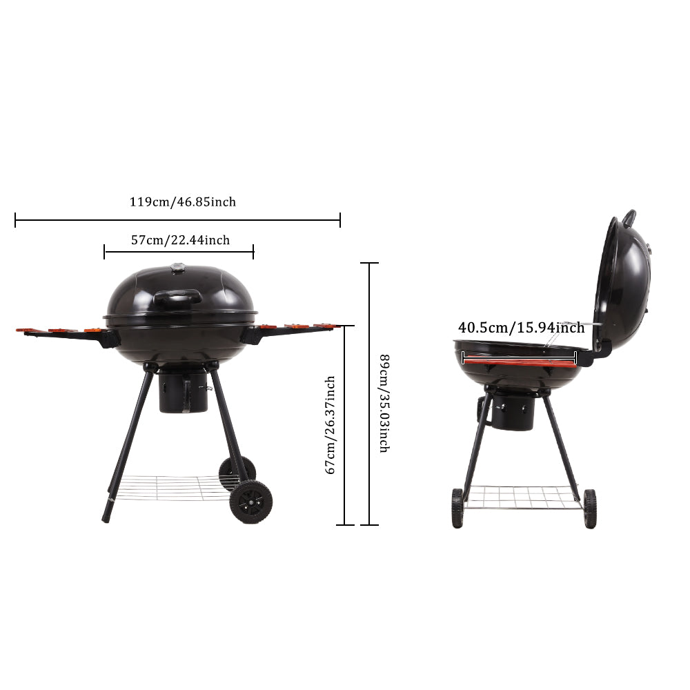 Portable Kettle Charcoal Bbq Grill