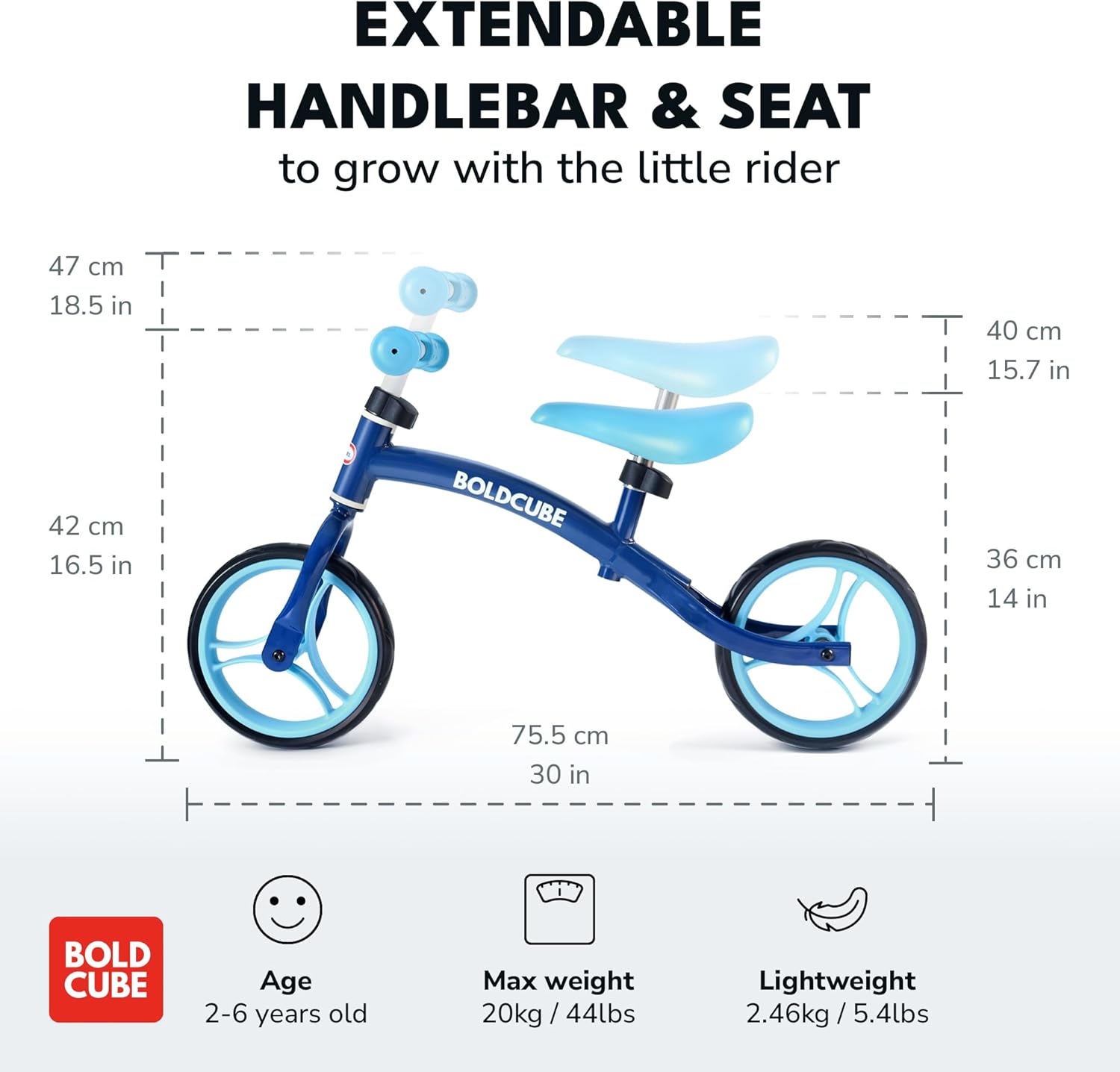 Little Tikes Kids Balance Bike | Blue
