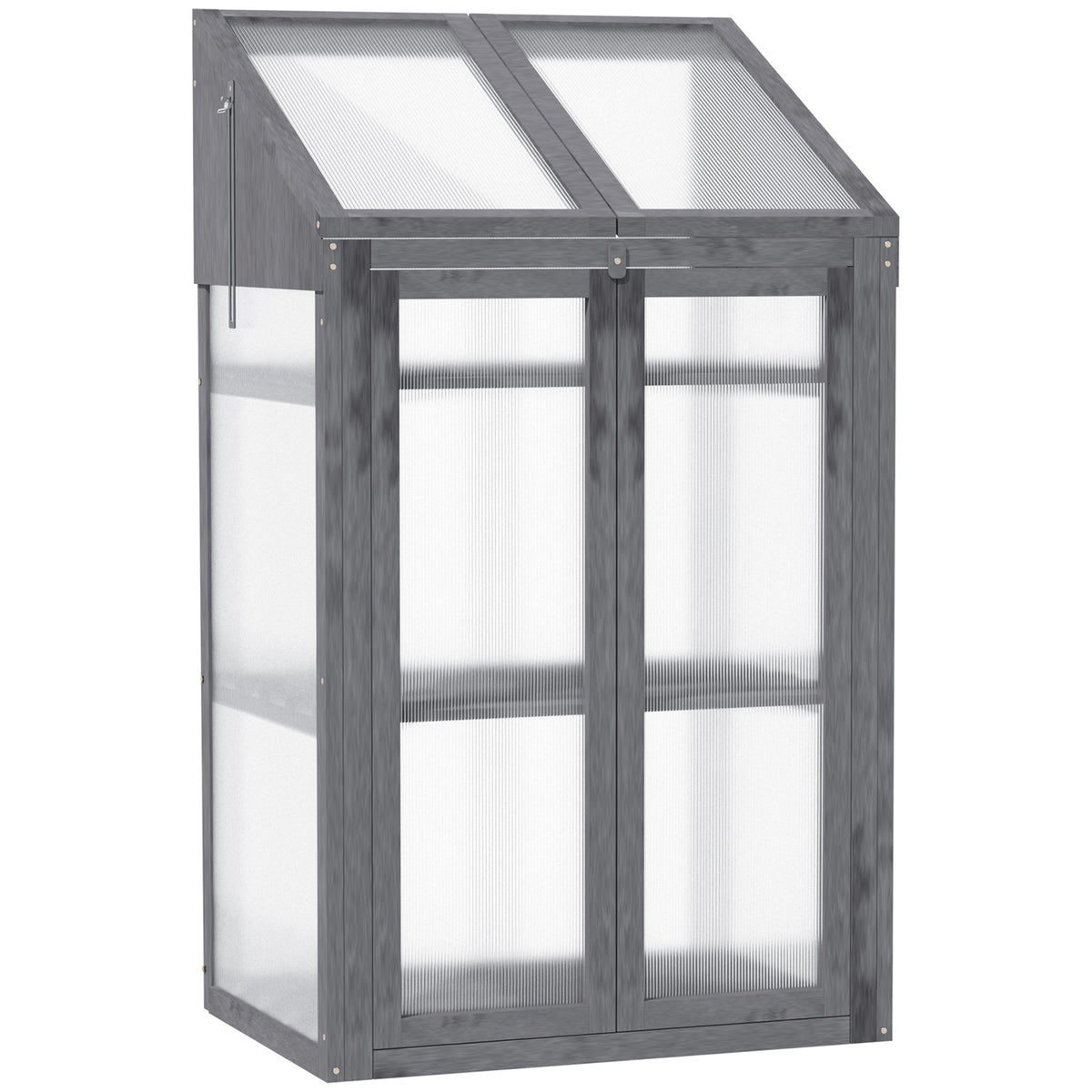 Wooden Greenhouse Cold Frame Semi Transparent