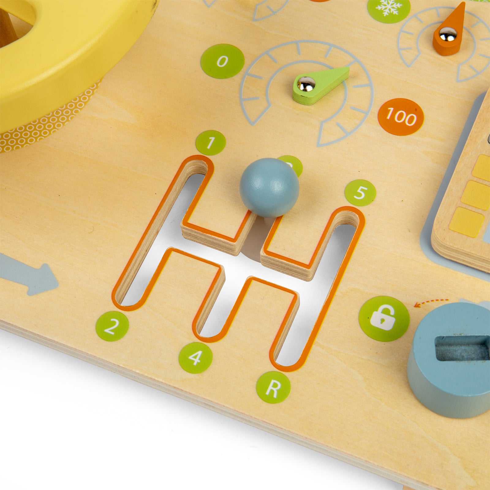Wooden Jungle Busy Board For Toddlers