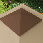 Garden Folding Tent Heavy Duty Pop Up Gazebo For Party | Khaki