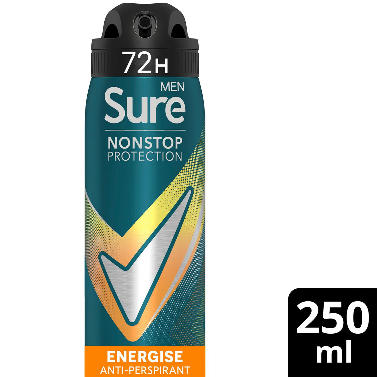 Men Energise Deodorant Spray With 72h Nonstop Protection 250ml, 6 Pack | Set of 6