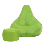 Recliner Indoor Outdoor Bean Bag Chair & Pouffe Chair | Lime