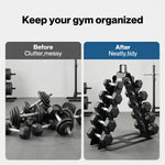 Centra Dumbbell Rack Stand Steel A-frame Home Gym Weight Storage Holder 180lb