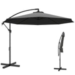 3(m) Banana Parasol Cantilever Umbrella Garden | Grey