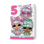 LOL Surprise Age 5 Birthday Card Official Product