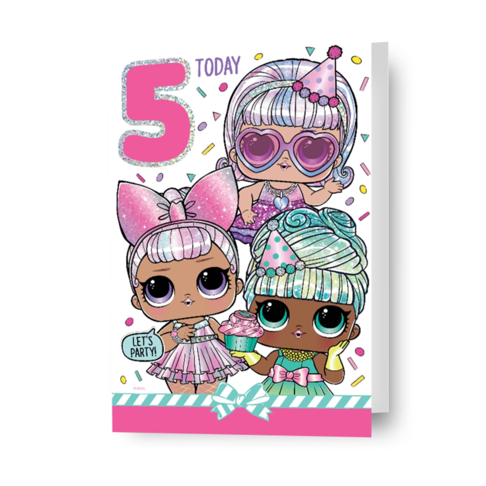 LOL Surprise Age 5 Birthday Card Official Product