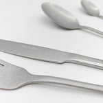 Cutlery Set Stainless Steel Anydate Stonewash | Set of 32 | Silver