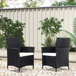 (PE) Wicker 2 - Person Seating Group With Cushions