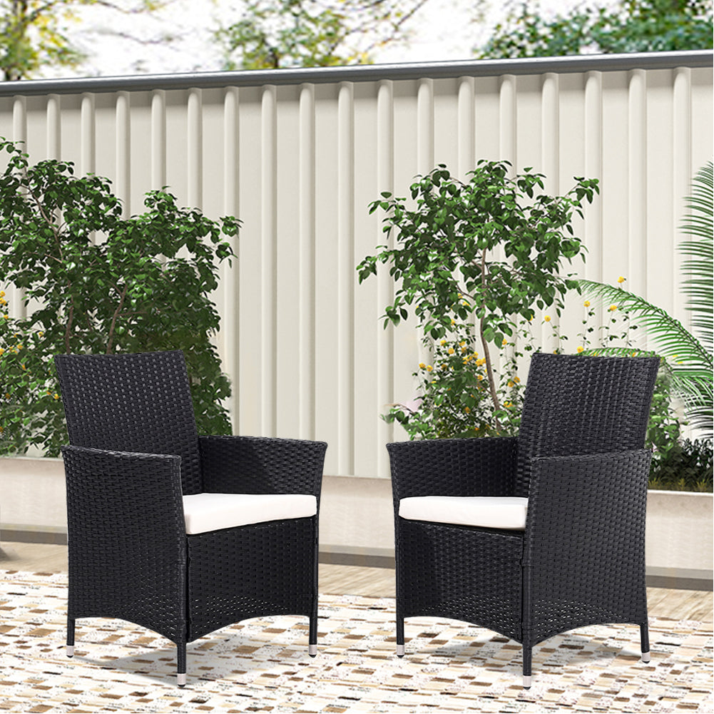 (PE) Wicker 2 - Person Seating Group With Cushions