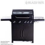 Blazebox Premium 4 Burner Gas Bbq With Sider Burner