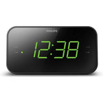 Tar3306 Wake-up Alarm Clock Digital Portable Radio | Black