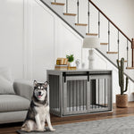 Dog Crate W/ Removable Cushion - Large, Grey | Gray