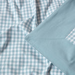 Cotton Gingham Check Throw | 150cm x 200cm | Blue
